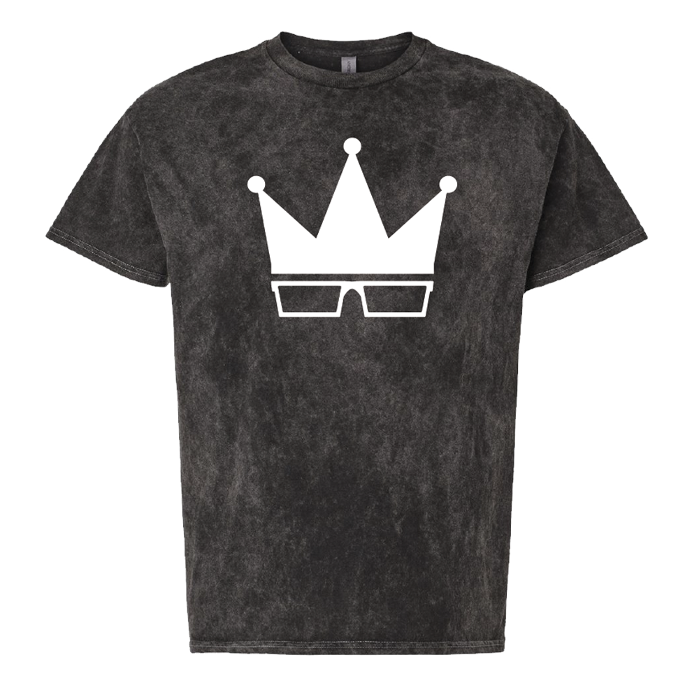 ACID WASH T-SHIRT | WHITE CROWN