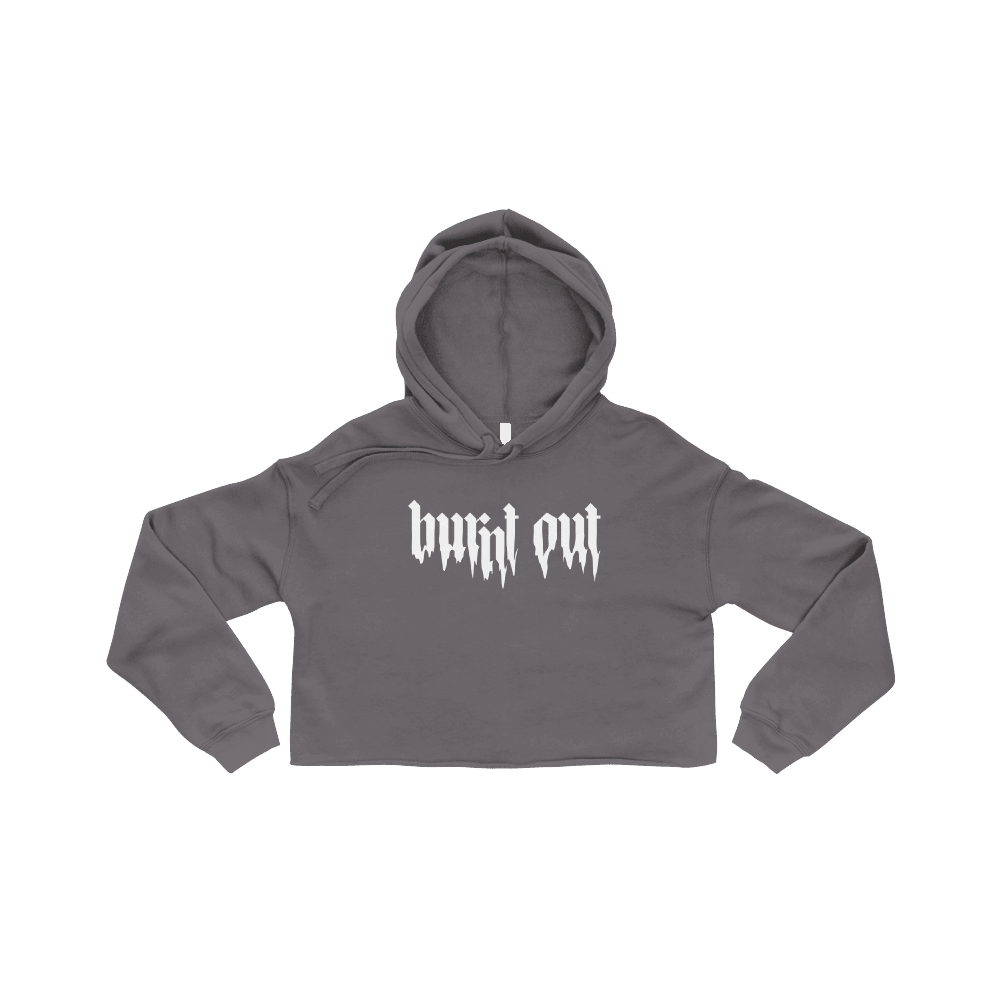 CROPPED HOODIE | BURNT OUT